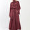 Thumbnail: Maxi Dress With Oblique Drapped Neckline