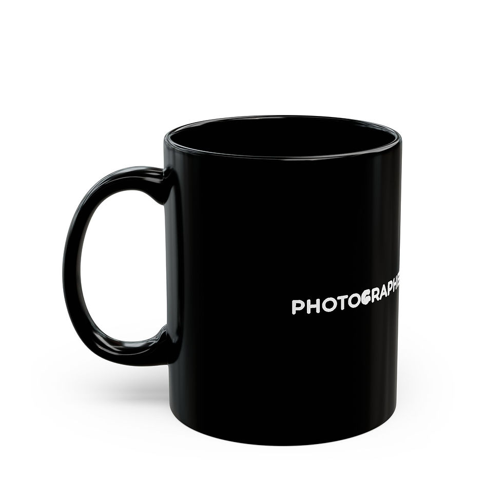 Thumbnail: Black Ceramic Mug – The Photographer Identity Mug (11oz, 15oz)