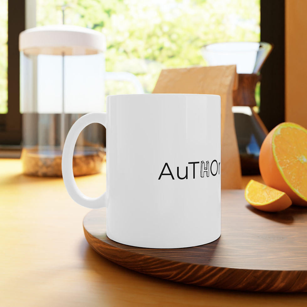 Thumbnail: White Ceramic Mug – The Author Identity Mug (11oz, 15oz)