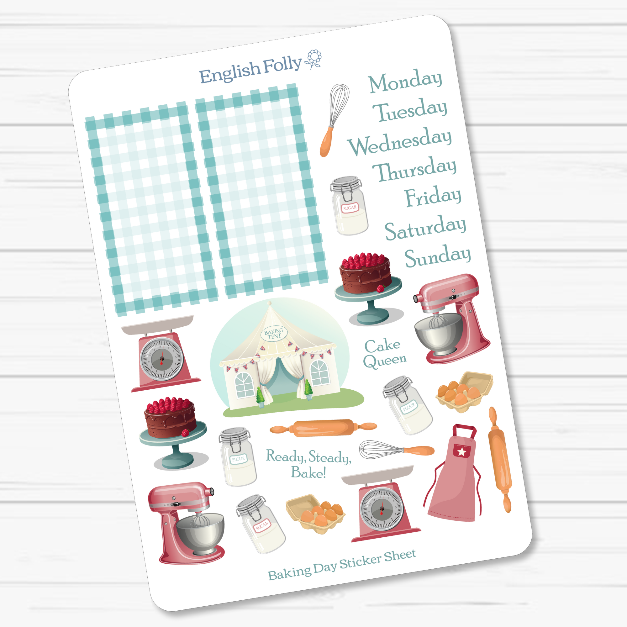 Baking Day Sticker Sheet