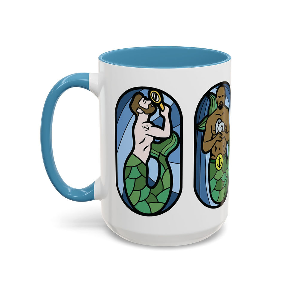 Trevor Wayne Mermen 15oz Mug