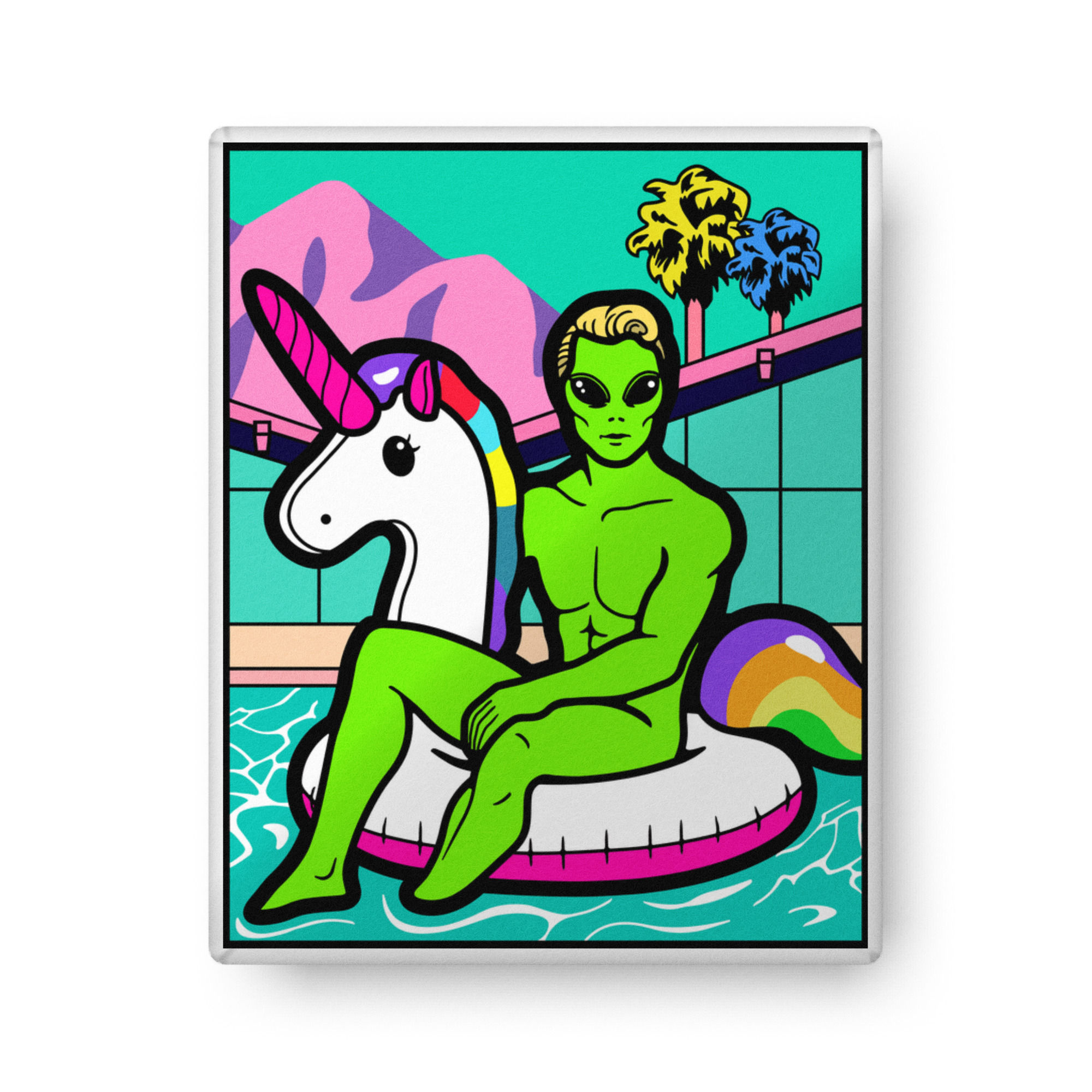 Mars Springs Man Pillow