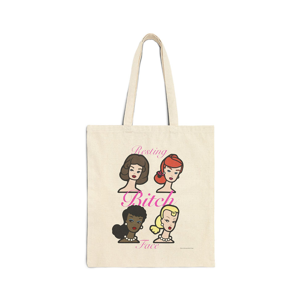 Thumbnail: Resting Bitch Face Tote Bag