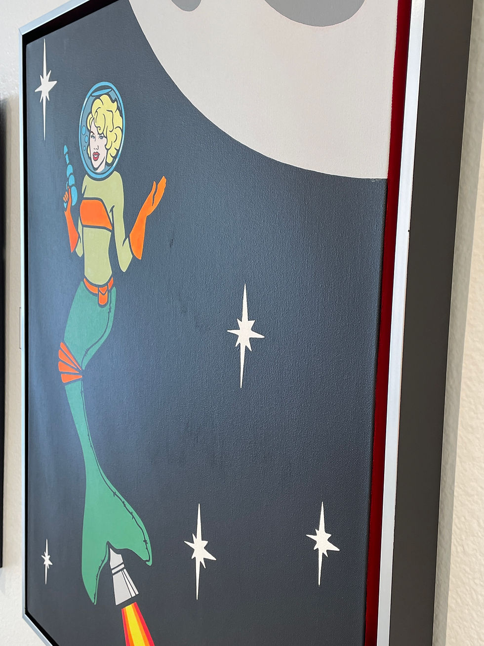 Thumbnail: "Space Mermaid" Original Painting