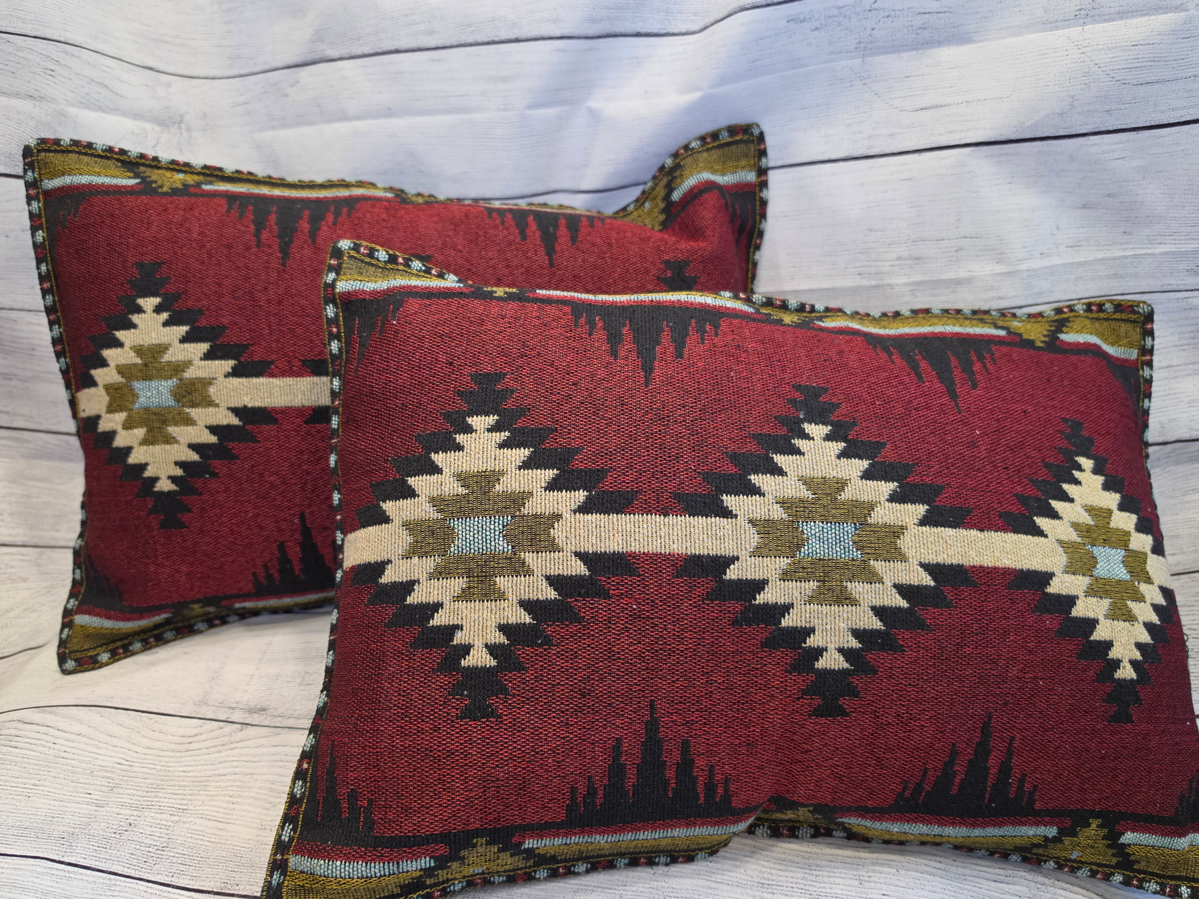 Jacquard Throw Pillow 18.5" x 12", Pattern #8
