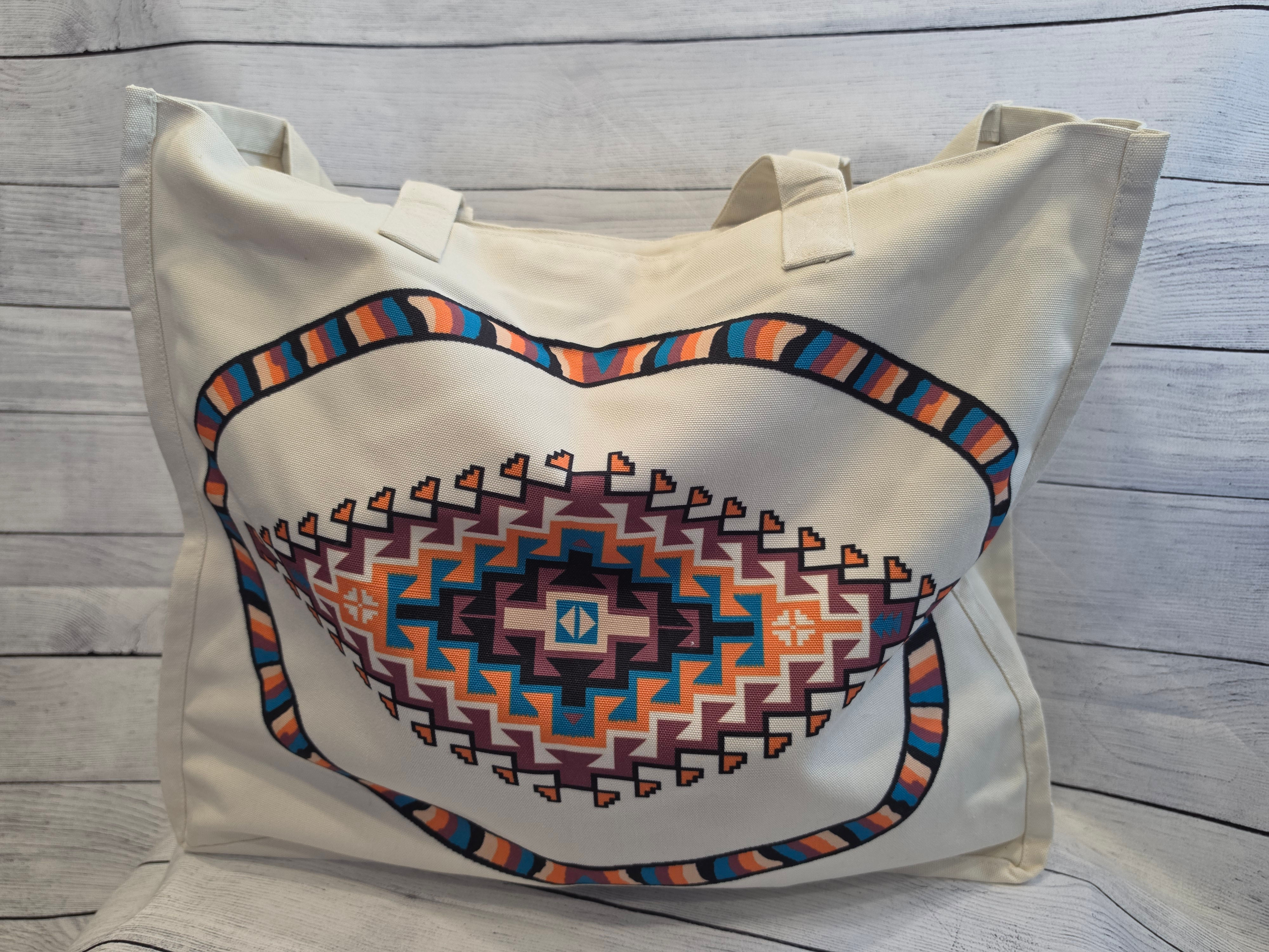 Canvas Tote Bag, Pattern #10