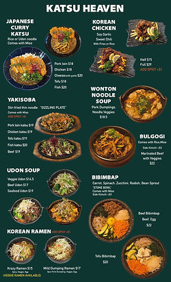 Menu 2/2 | KATSU HEAVEN