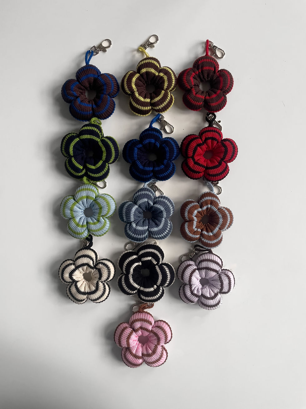 Thumbnail: Puffed flower keychain