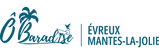 LOGO Ô Baradise Mantes et Évreux bleu
