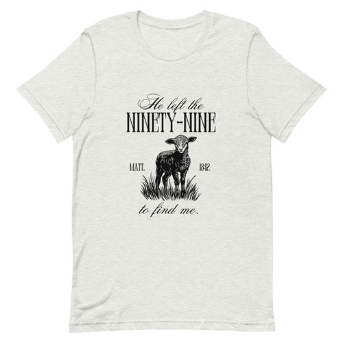 He Left the Ninety-Nine Tee | Christian Online Shop - Durham