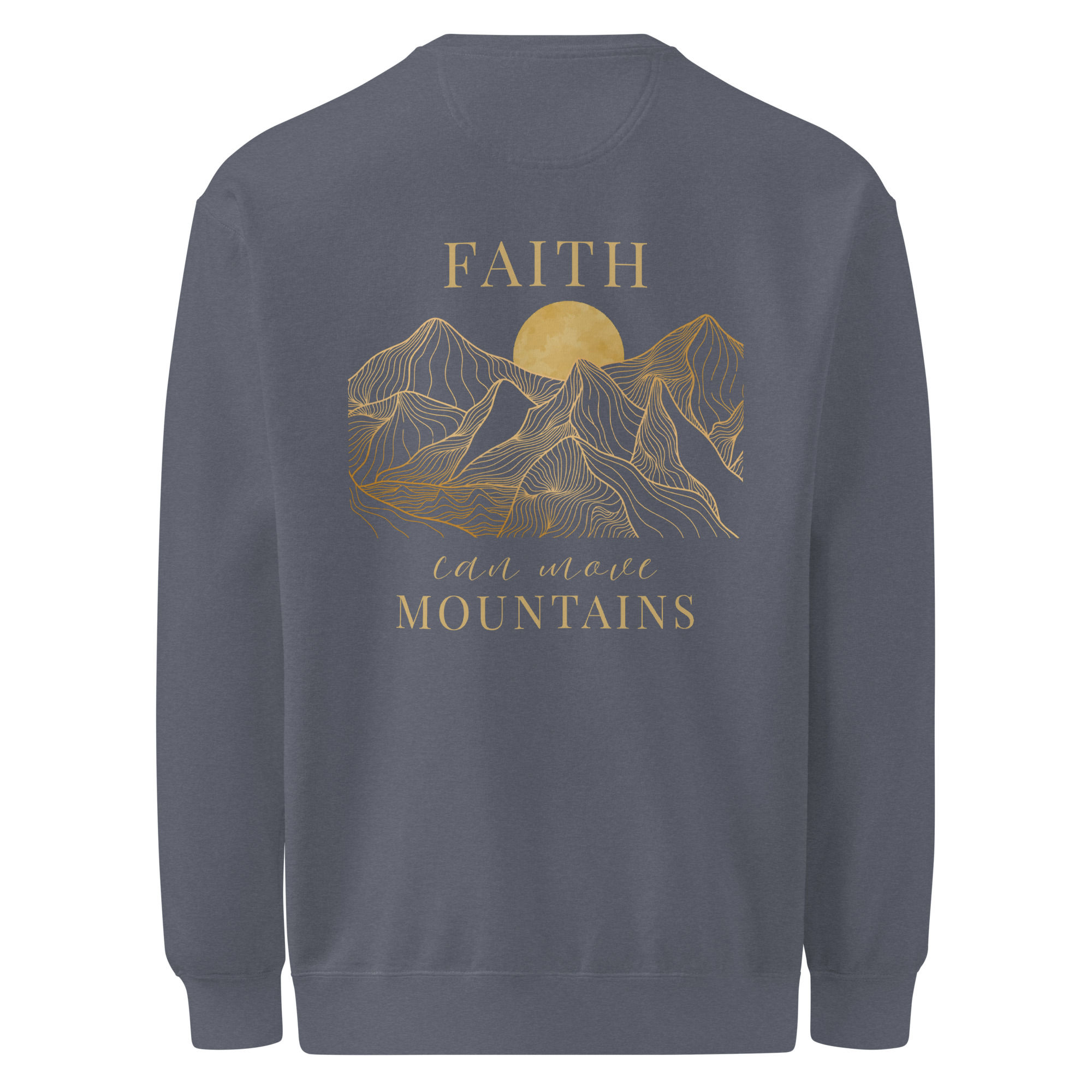 Faith Can Move Mountains Crewneck Sweatshirt