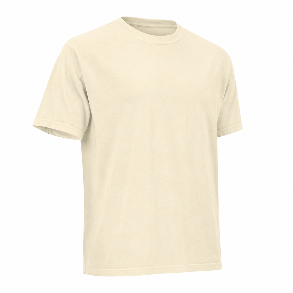 Thumbnail: Pray for the Nation Tee in ivory shown from the front with blank front design.