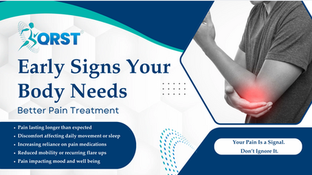 Early Signs Your Body Needs Better Pain Treatment