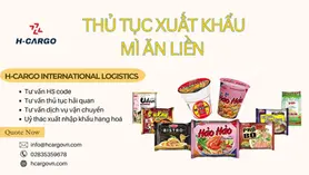 Procedures for exporting instant noodles - Detailed and specific process
