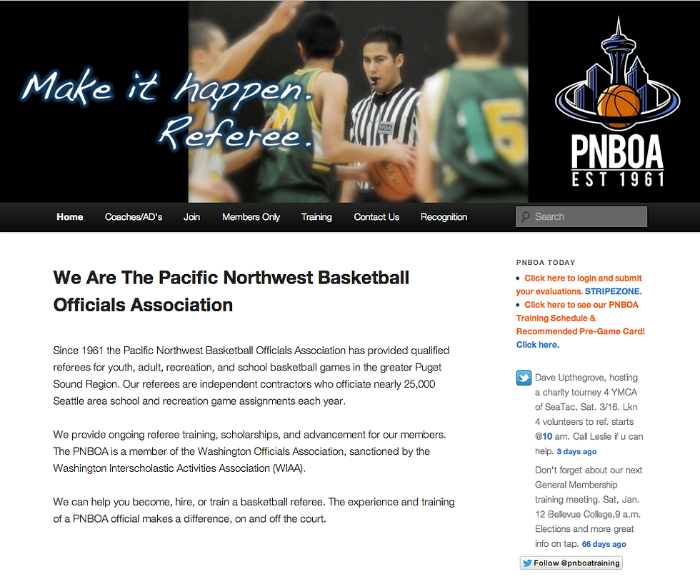 PNBOA Website Redesign