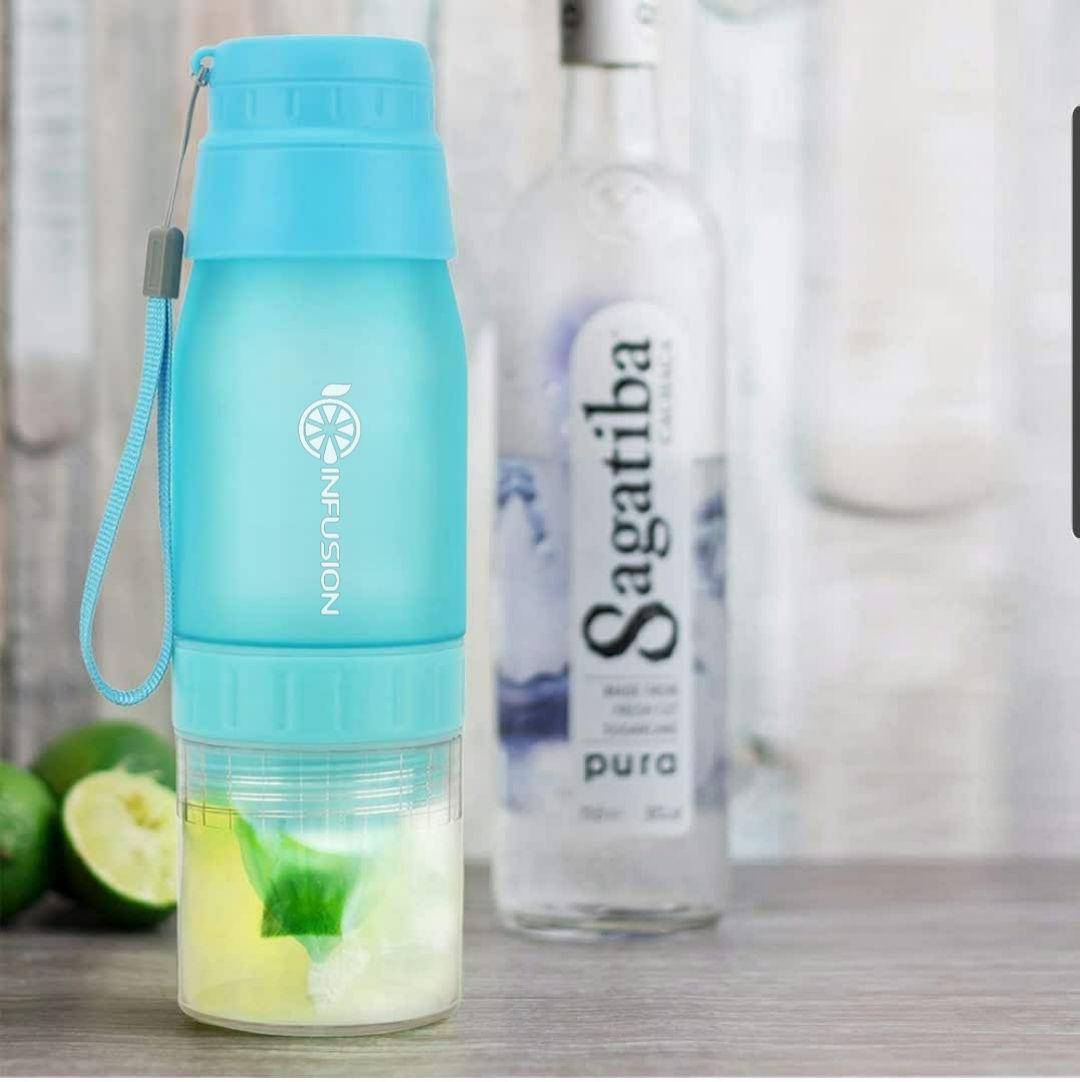 Fruit Infuser Water Bottle (Turquoise)