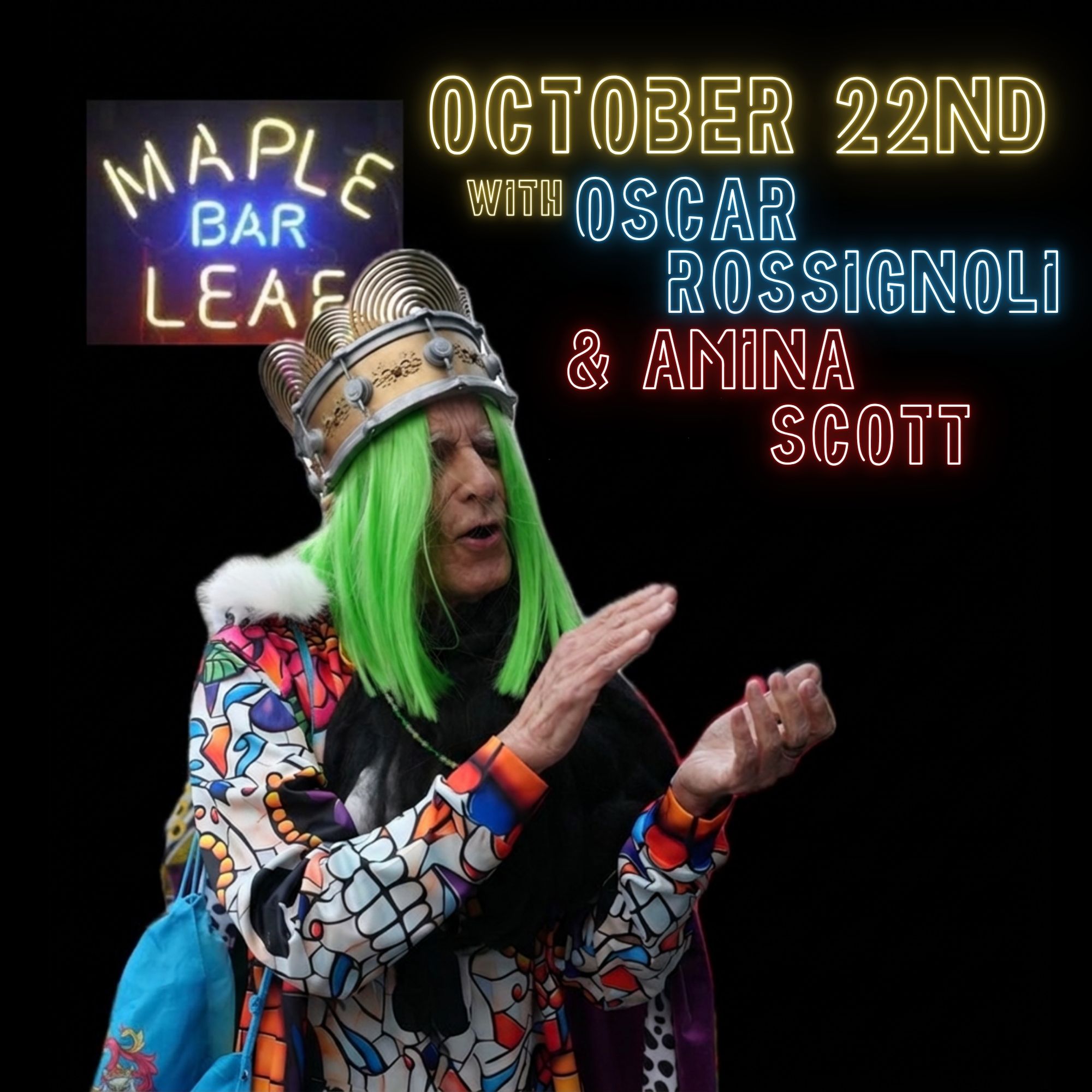 Johnny Vidacovich Trio Ft. Oscar Rossignoli & Amina Scott artwork from Maple Leaf Bar