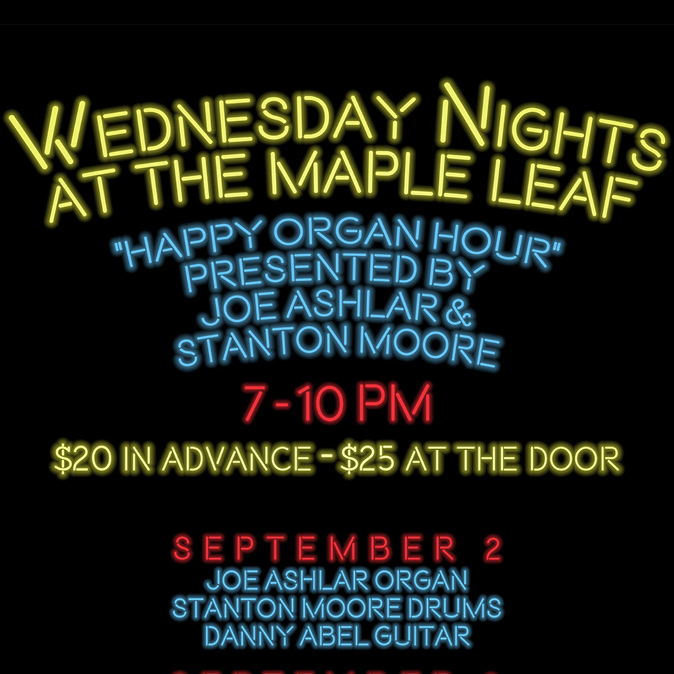 Happy Organ Hour with Joe Ashlar, Stanton Moore, & Danny Abel