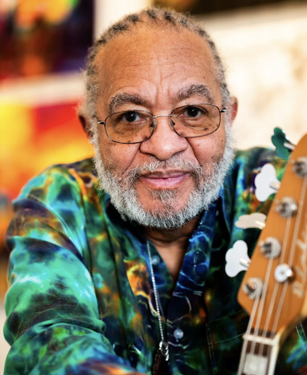 George Porter Jr. Trio Ft. Chris Adkins artwork from Maple Leaf Bar