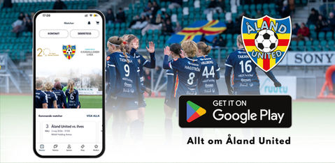 Ă
land United-appen Àr hÀr!