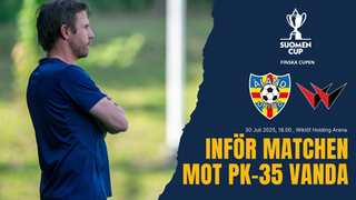 Inför matchen mot PK-35 Vanda