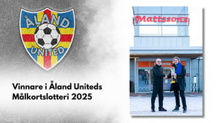 Vinnare i Åland Uniteds Målkortslotteri 2025