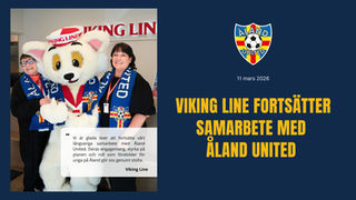 Viking Line fortsätter samarbete med Åland United 