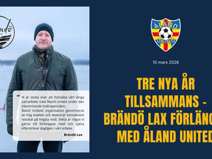 Tre nya år tillsammans – Brändö Lax förlänger med Åland United