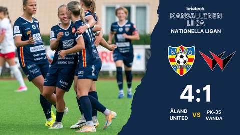 Stark hemmaseger för Åland United mot PK-35 Vanda