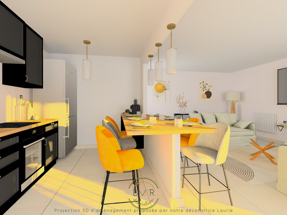 plan 3d travaux appartement