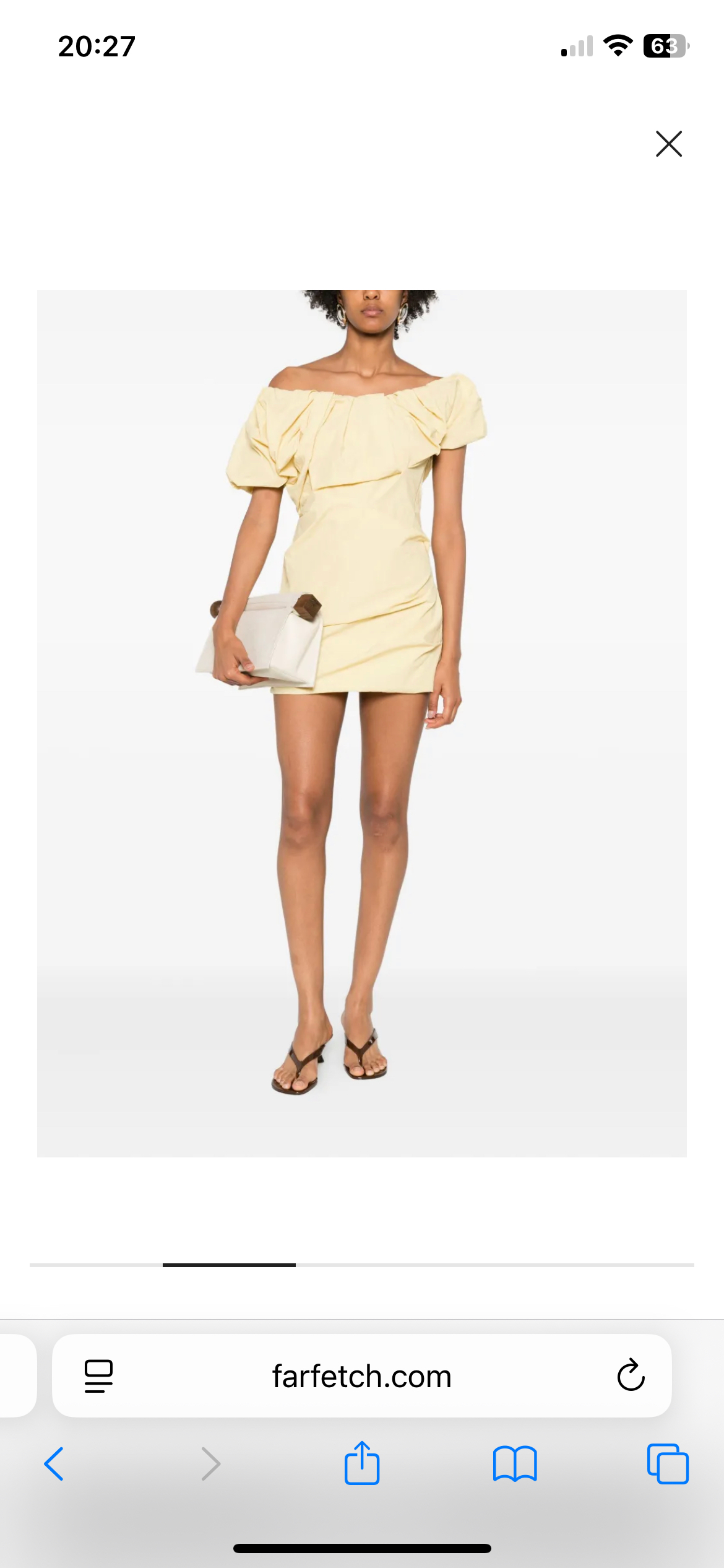 Paris Georgia Mini Yellow Dress 