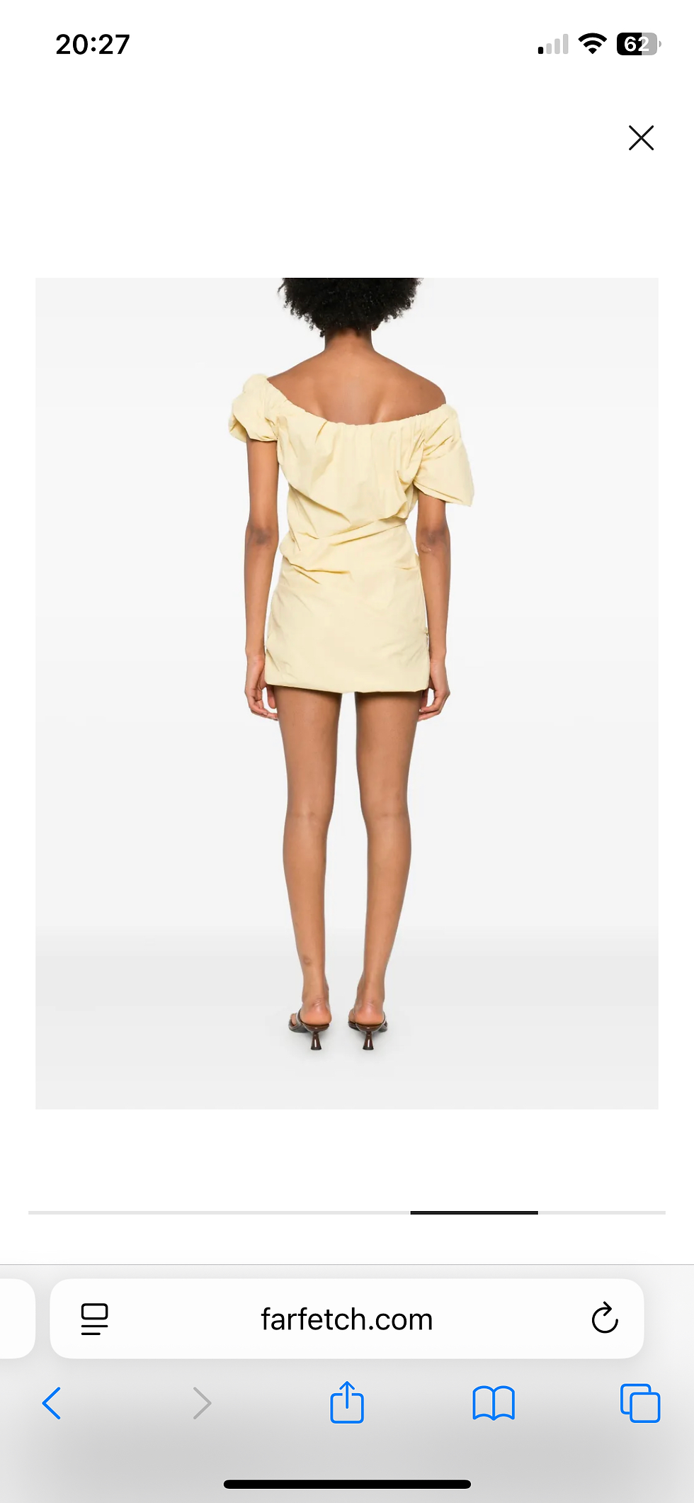 Thumbnail: Paris Georgia Mini Yellow Dress 