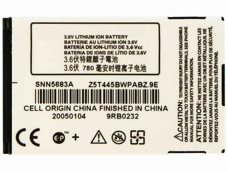 Motorola SNN5683A 780mAh Bateria do Motorola V260 V266 V276 V300 V400 V500 V551 V60 V600 Baterie do Telefonów