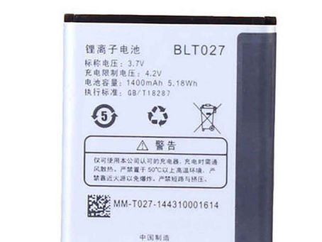 OPPO BLT027 1400mAh Bateria do OPPO R803 R805 Baterie do Telefonów