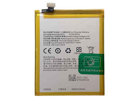 OPPO BLP631 3200mAh Bateria do OPPO A77 A77M/T A73 A73S A73M/T Baterie do Telefonów
