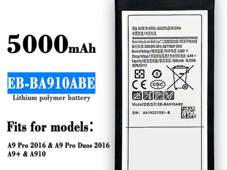Samsung EB-BA910ABE 5000mAh Bateria do Samsung Galaxy A9 Pro A9100 A910F Baterie do Telefonów