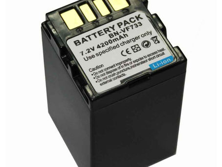 JVC BN-VF733 4200mAh Bateria do JVC GR-D351 D360 D275US D450EG Baterie do Kamer