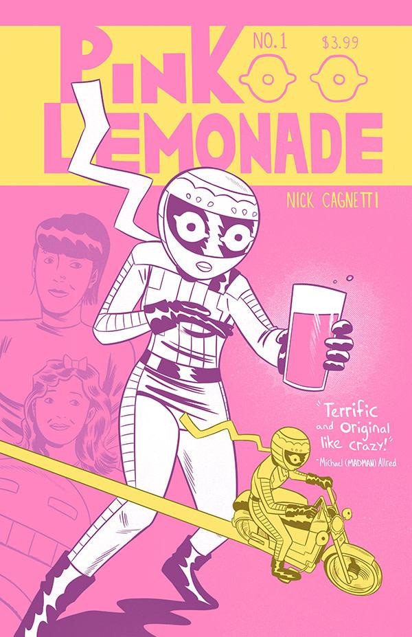 Pink Lemonade, issue #2, cover, It's Alive, Cagnetti