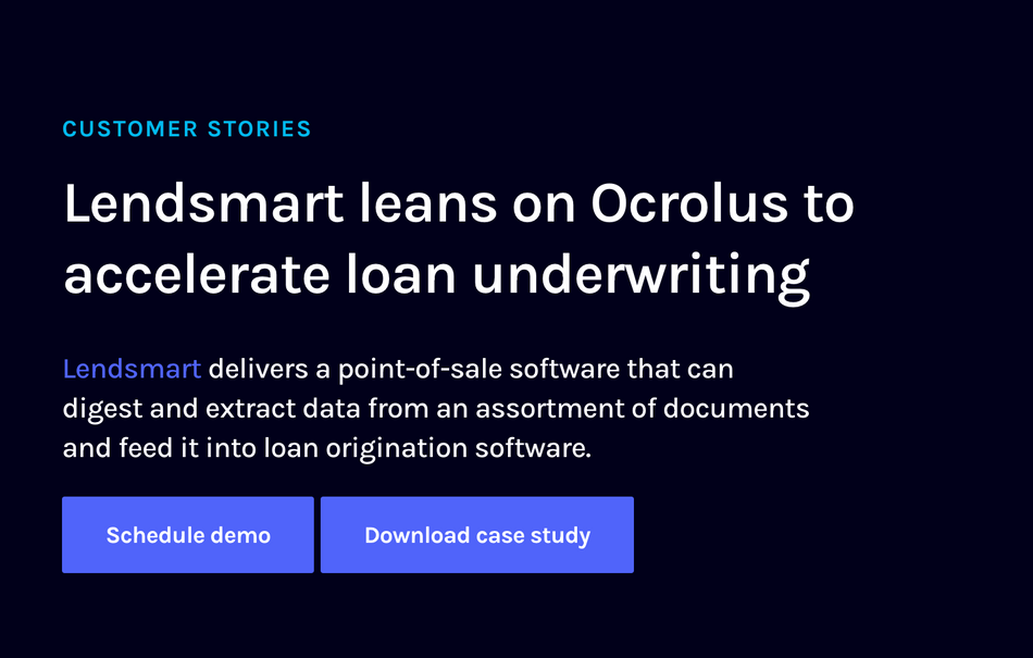 Digital Lending Solution Lendsmart Leans on Ocrolus to Accelerate Loan Underwriting