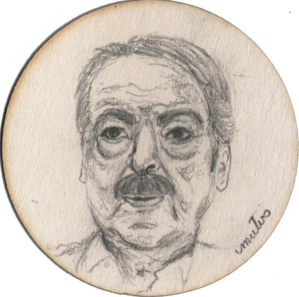 Retrato Alvaro Mutis