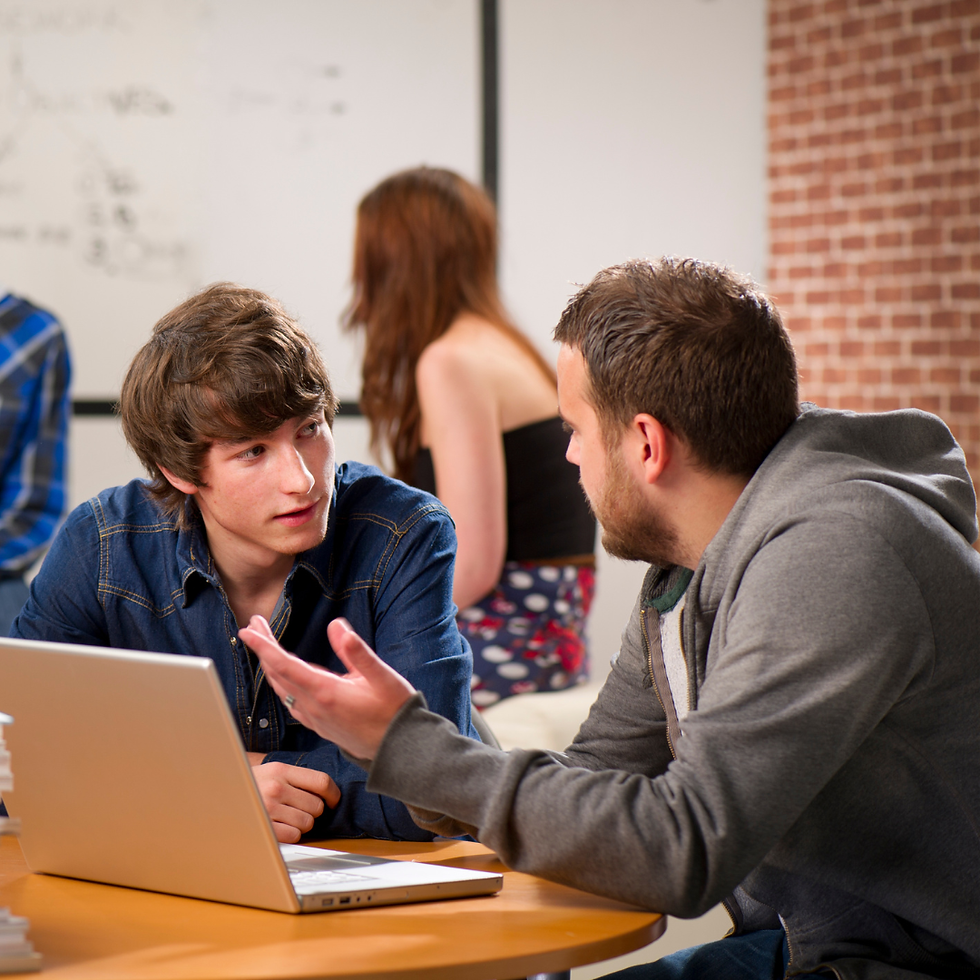Person being tutored