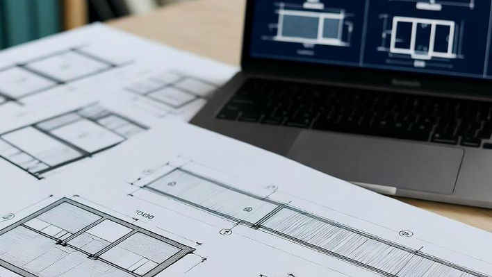 Teknik müşavirlik için incelenen mühendislik çizimleri