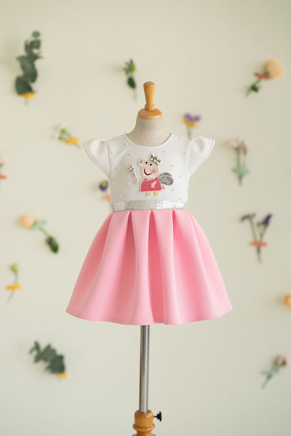 Peppa Box Pleated Neo Dress