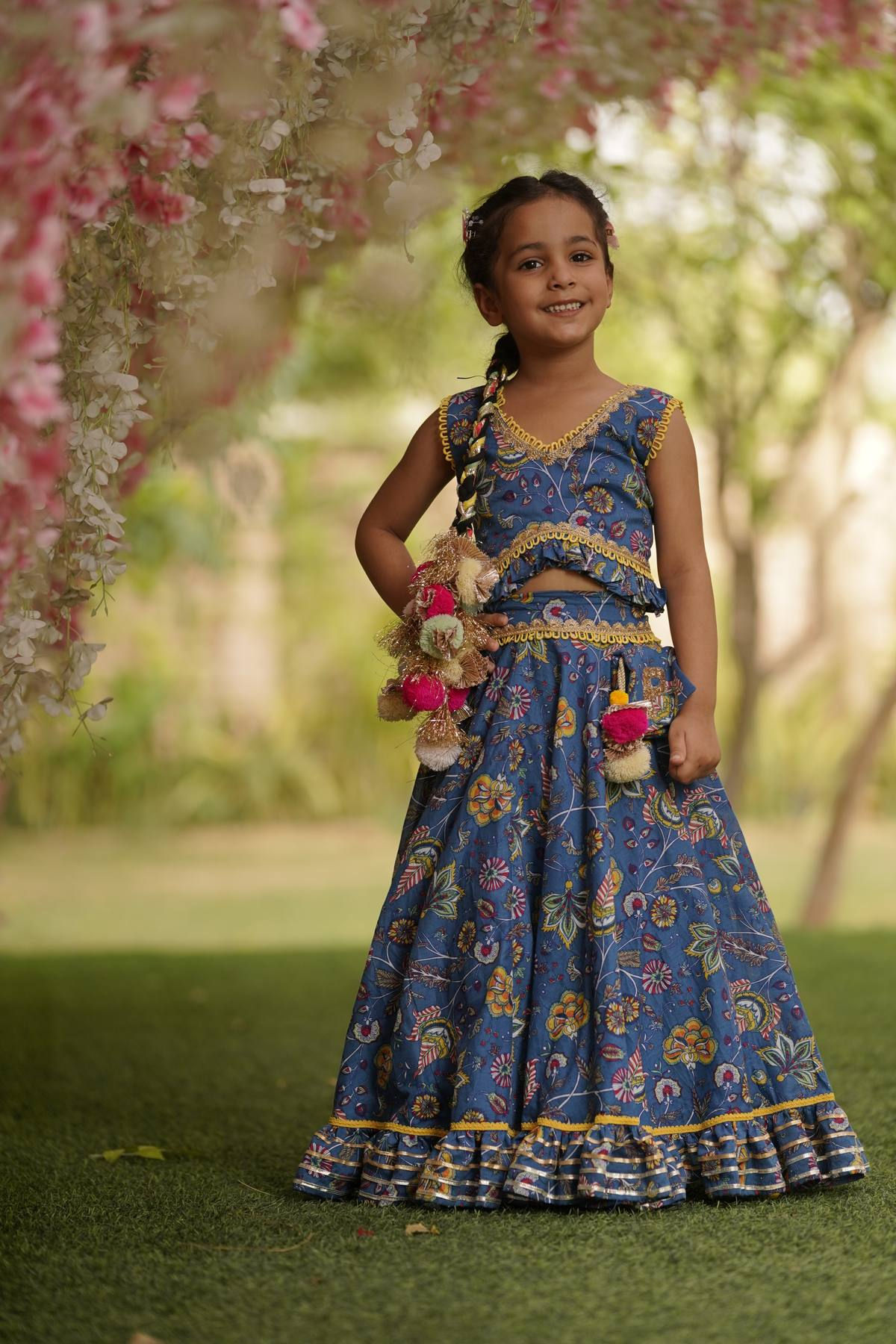 Blue Print Lehengha Choli