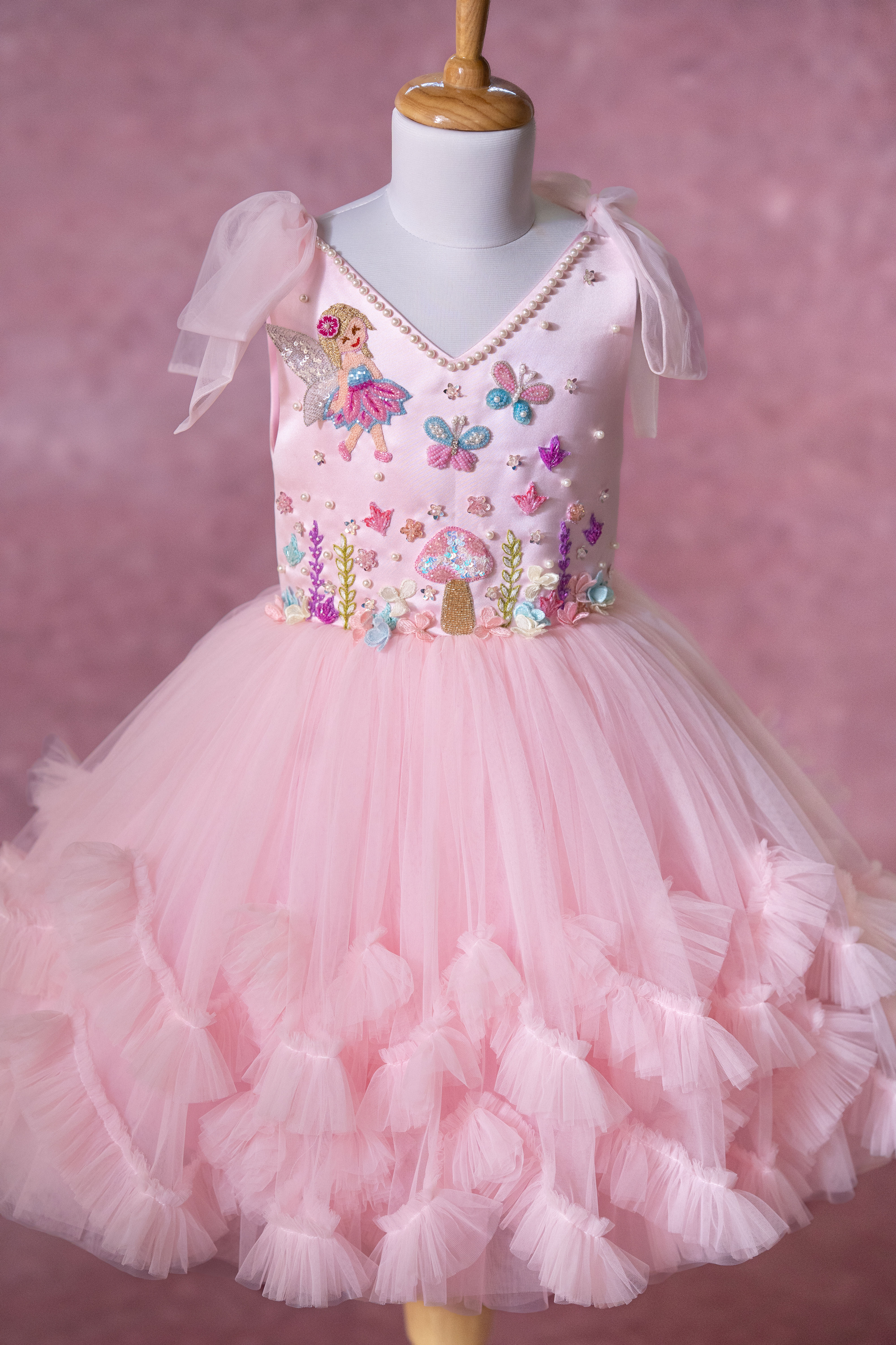 Fairy Garden Scallop Dress