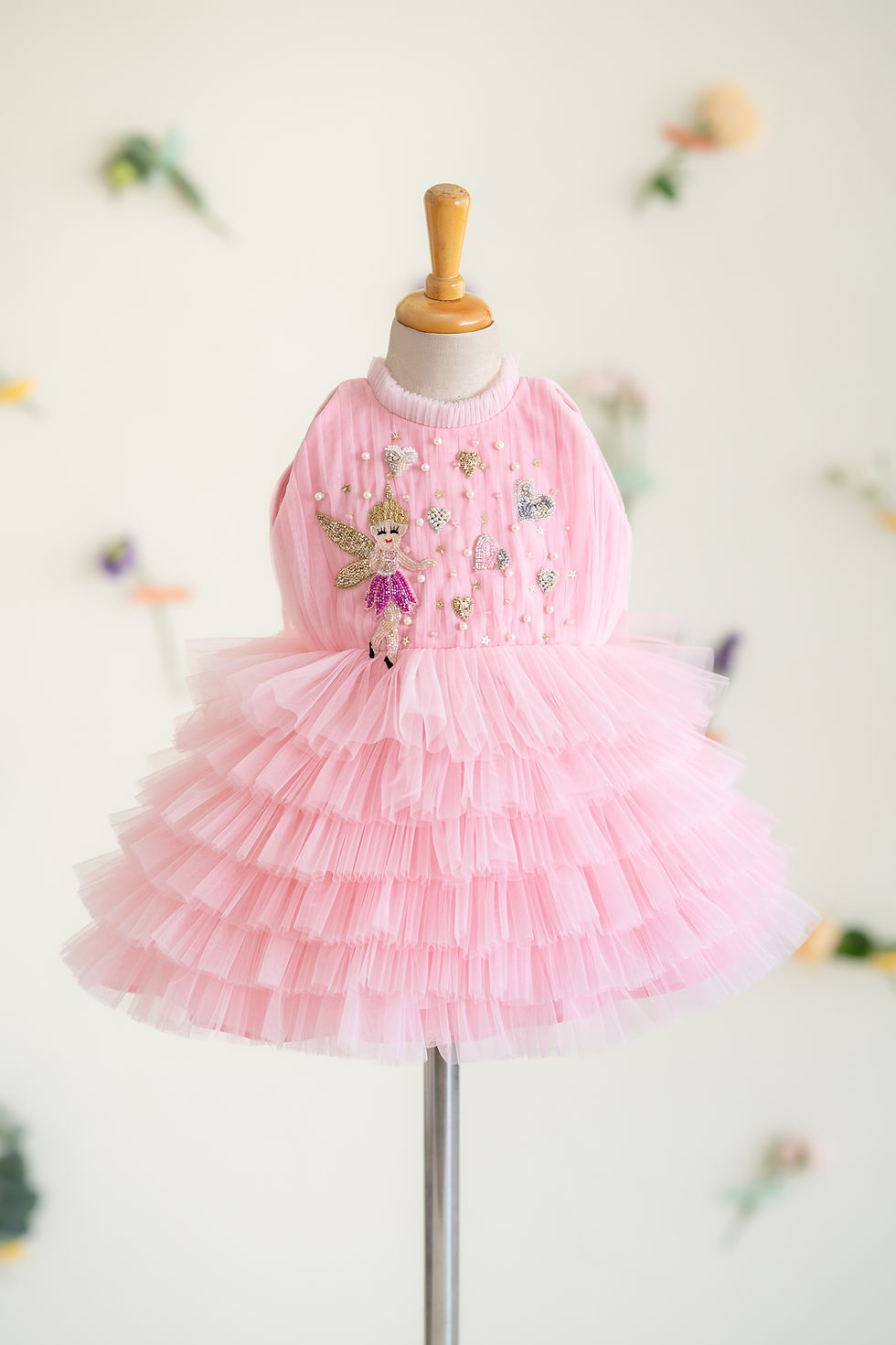 Layered fairy in pink