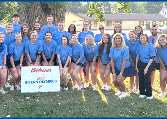 A group photo of all of us commercial interns during our field day.