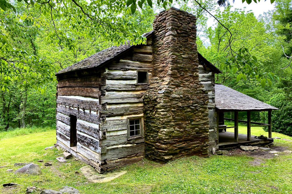 The Walker Cabin in Little Greenbriar in the Great Smoky Mountains National Park.