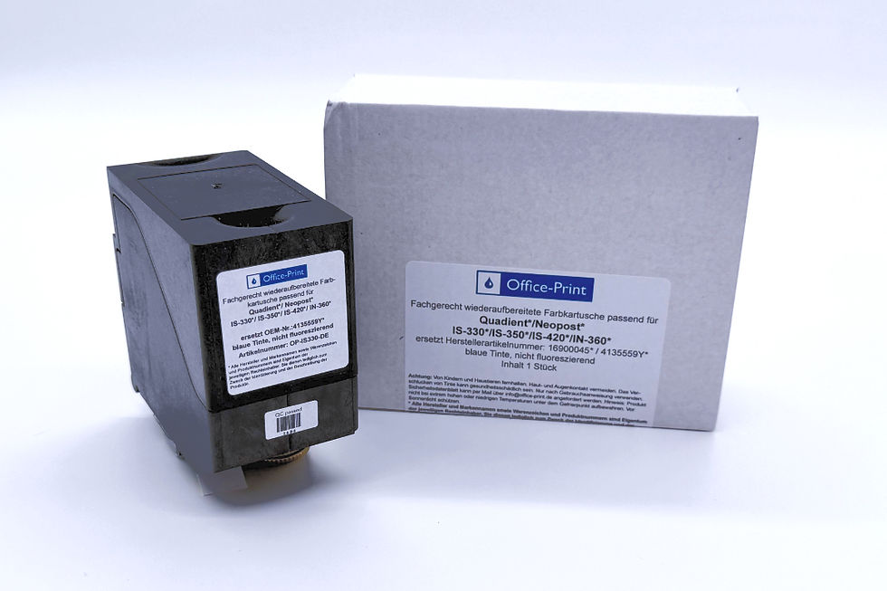 Miniaturbild: Wiederaufbereitete Farbkartusche für Quadient IS-330/IS-350/IS-420/IN-360