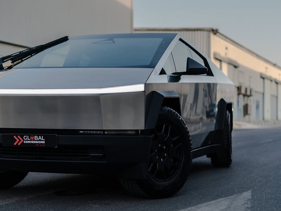 थंबनेल: Right-Hand Drive Tesla Cybertruck or Cyberbeast